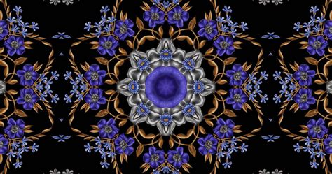 Abstract Kaleidoscope Animation Free Stock Video Footage.